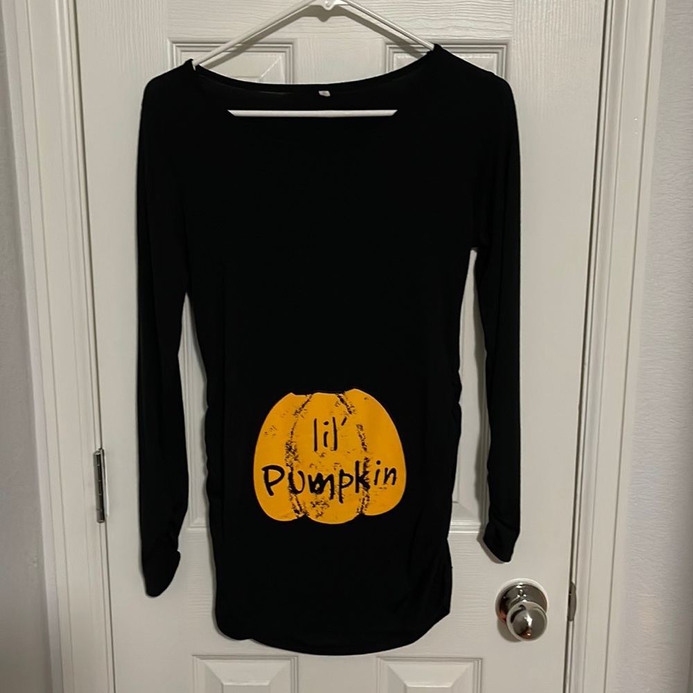 Halloween Maternity Long Sleeve Shirt